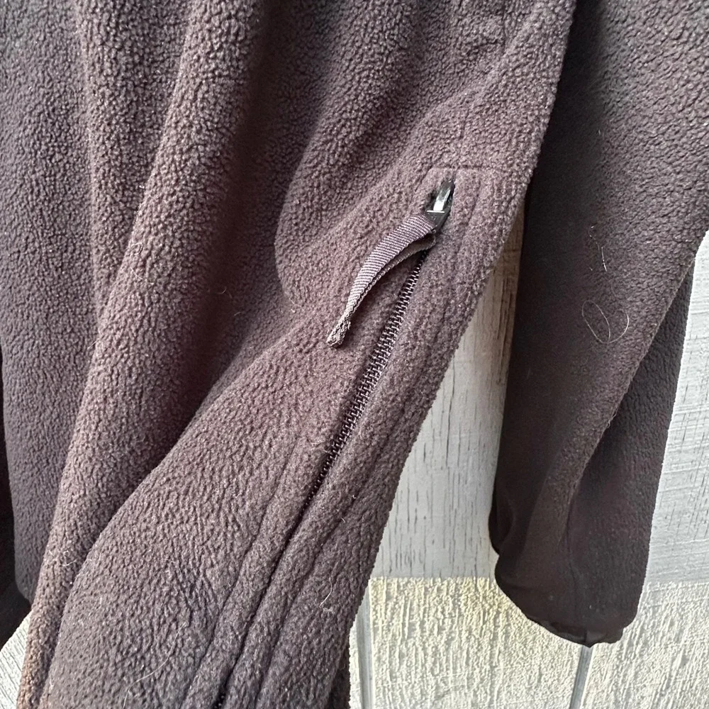FILA Fleece Jacket Mens Large Full‎ Zip Mock Neck Coat Gray Performance